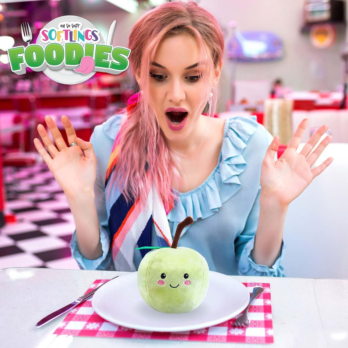 Softlings Foodies Bramley The Apple Plush Toy