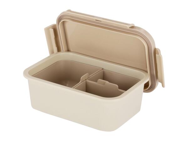 Silvercrest Beige Food Storage Container with 3 compartments
