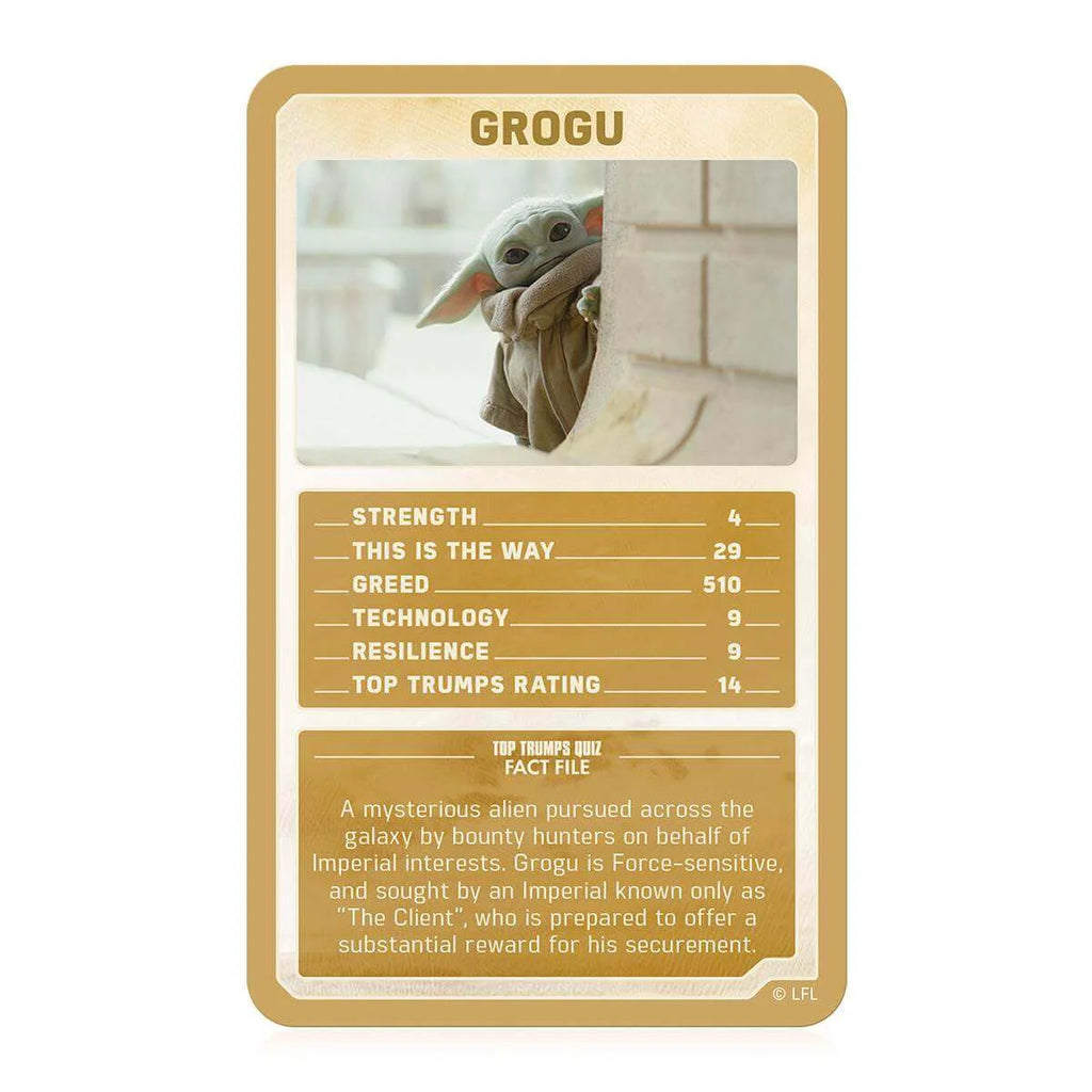 Star Wars : The Mandalorian Top Trumps Card Game (limited edition)