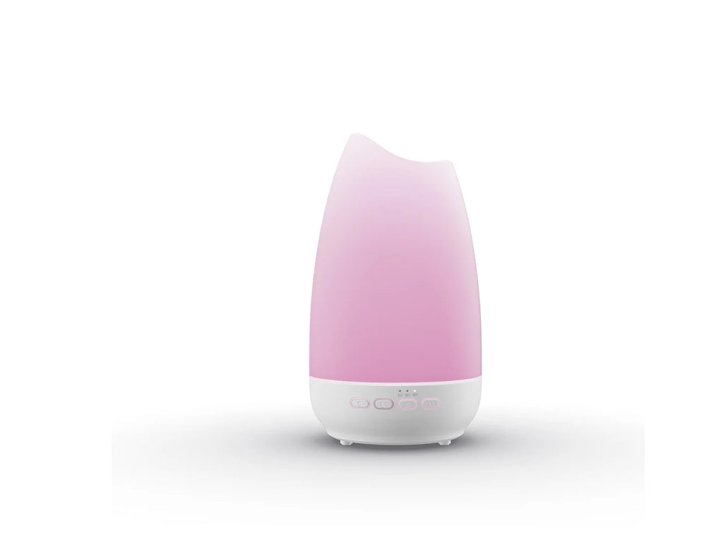 SILVERCREST® Ultrasonic Aroma Diffuser with Lavender Oil and Changing Colors