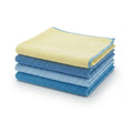 W5 Microfibre Cloths set of 4 - each piece for a purpose (32x32cm)