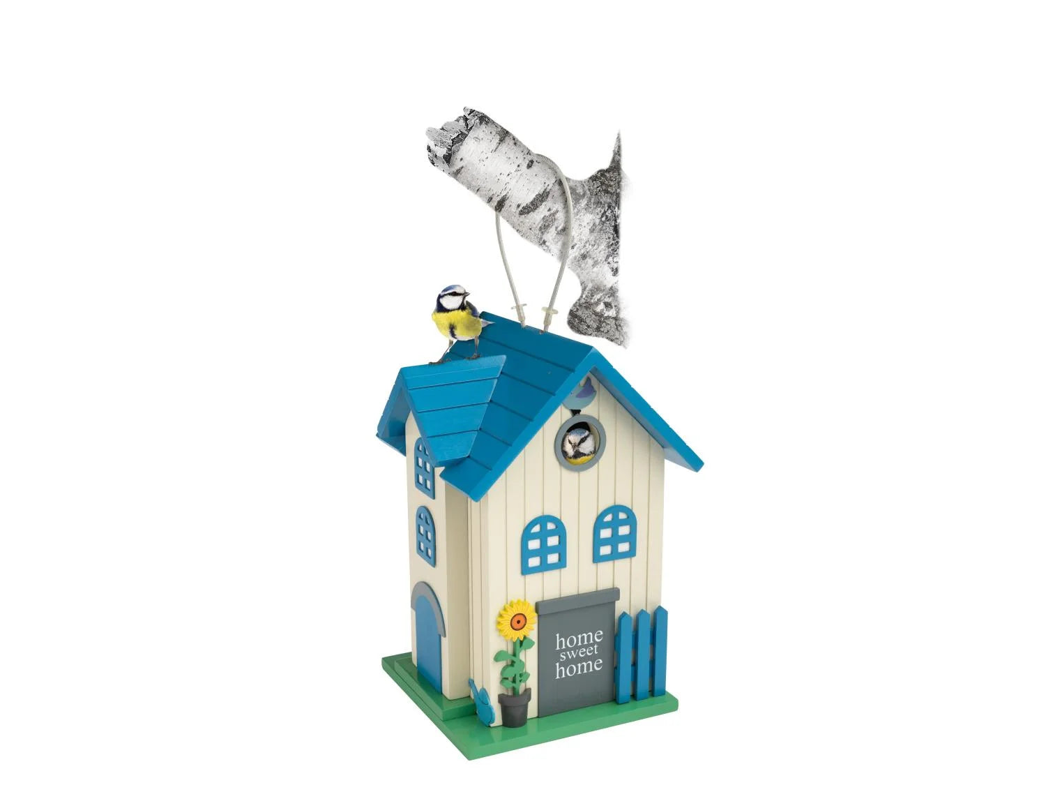 ZOOFARI® Birdhouse - White/blue