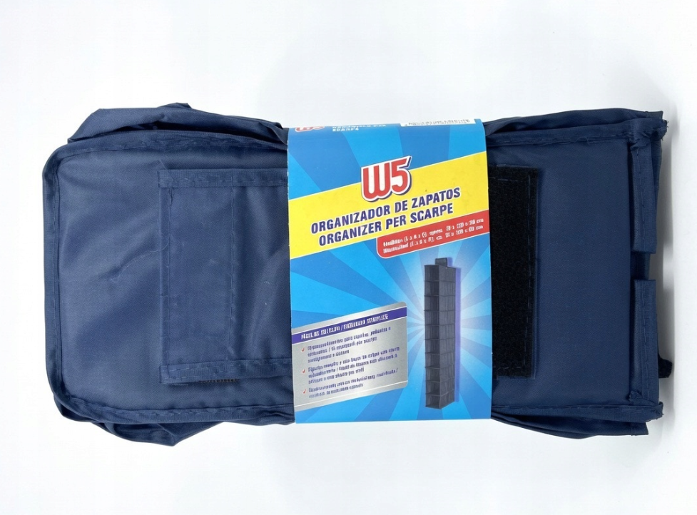 W5 Shoe/Towel Organizer - 10 Compartments, 15x120x30 cm