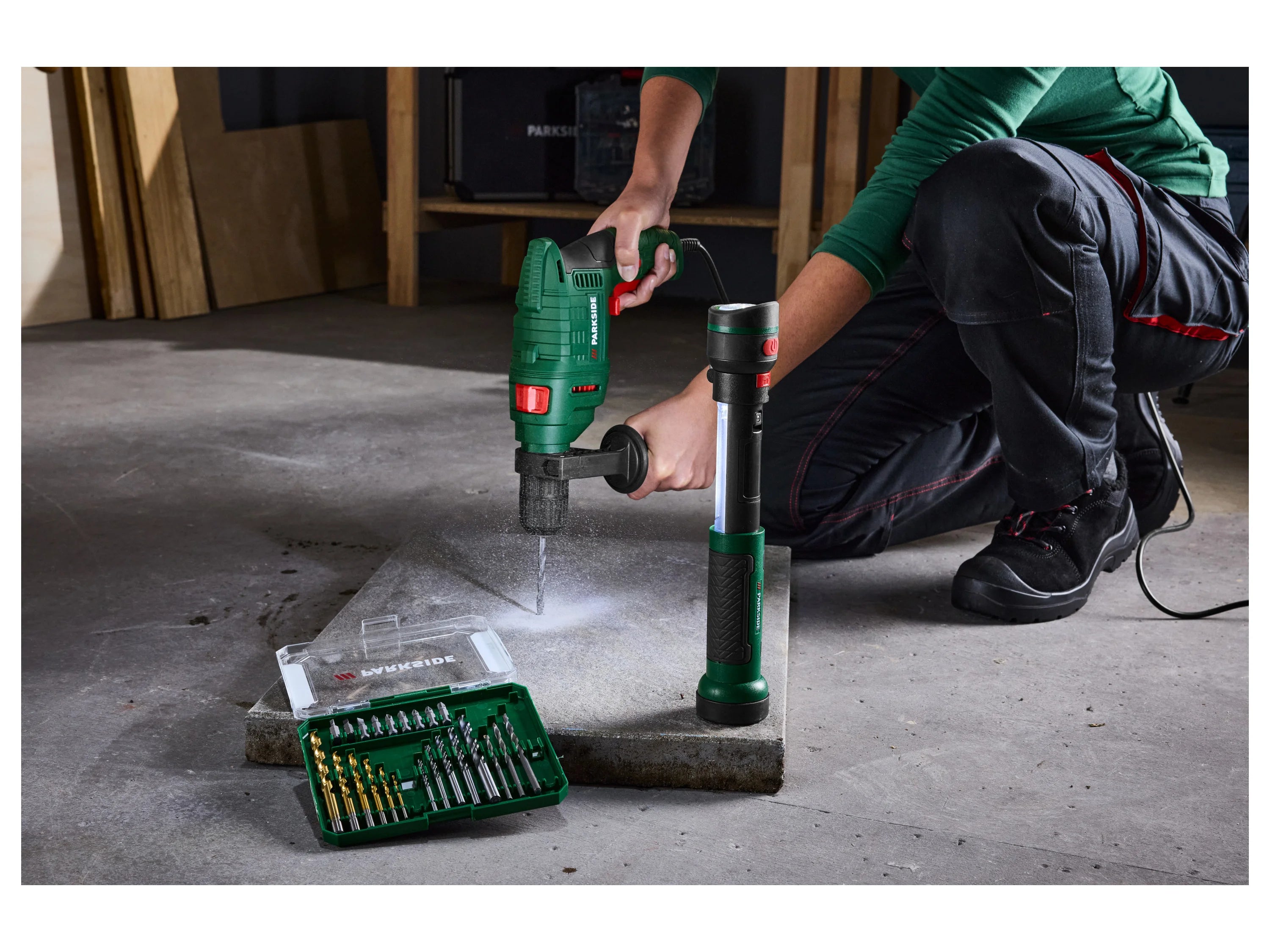 Parkside LED Work Light PALC 3 C1 - RETRACTABLE