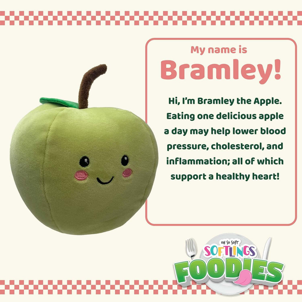 Softlings Foodies Bramley The Apple Plush Toy