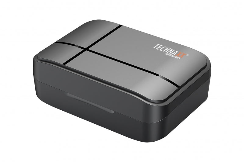 Technaxx Wireless Microphone Set TX-301 (2 mics for vloggers, social media, meetings, etc.)