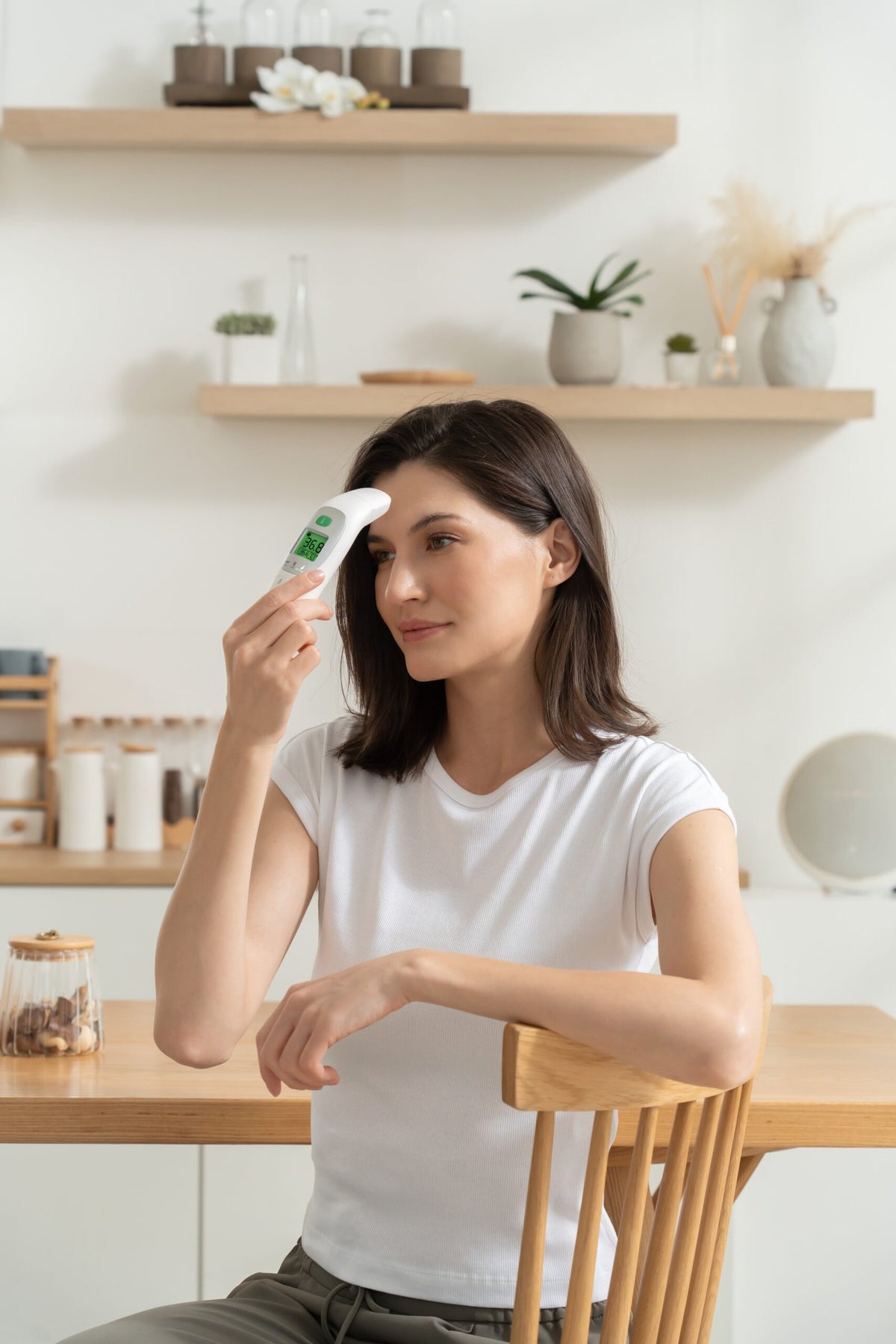 Medisana Infrared Thermometer, Non-Contact 4-in-1, Ear or Forehead