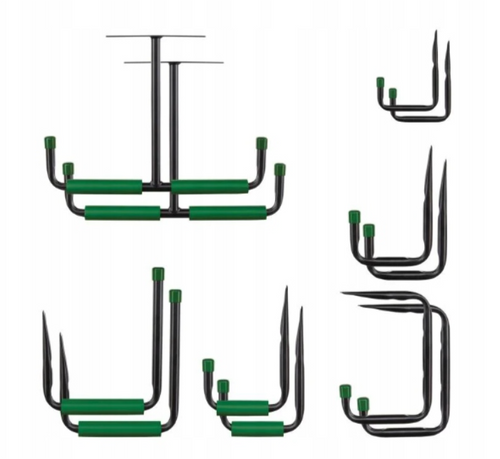 PARKSIDE Set of 12 Mounting Hooks for Garage and Workshop 40 kg