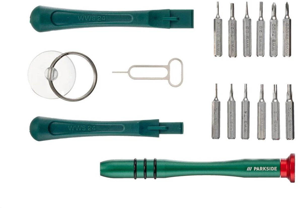 PARKSIDE® Precision Tools - Repair Kit - 18-piece