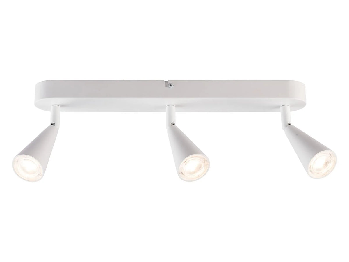 LIVARNO HOME LED ceiling lamp, 3-bulb - WHITE