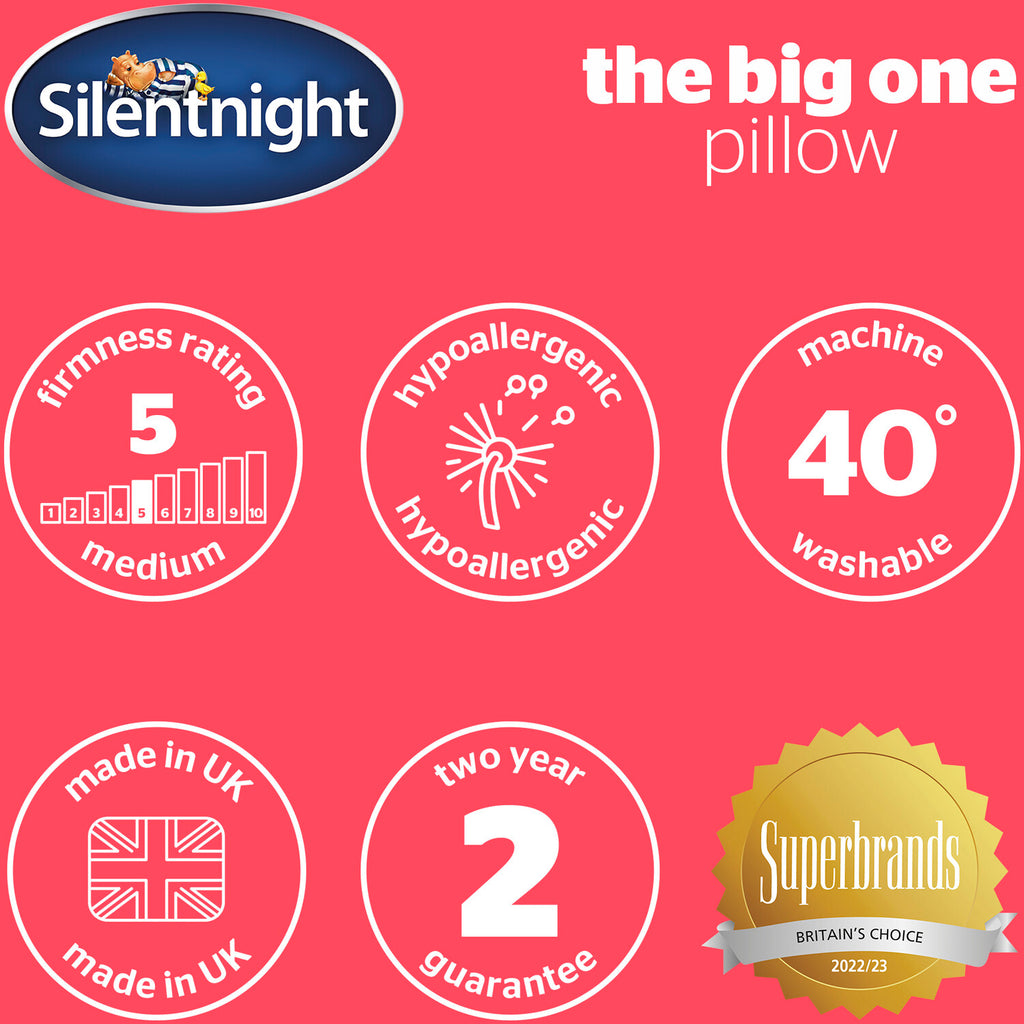 Silentnight - The Big One Pillow - Made in the UK