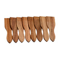 Kesper Acacia Wood Racelette Spatula, 8-piece set, length: 13 cm