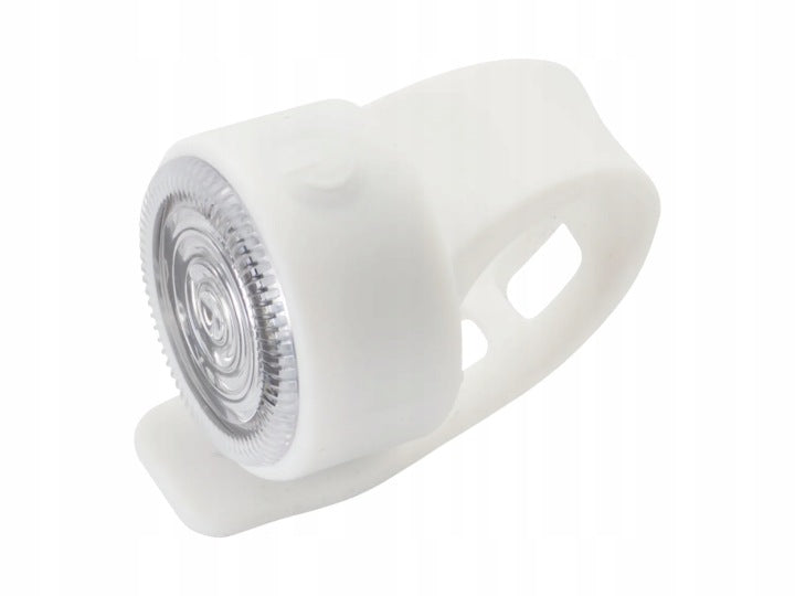 Crivit silicone LED bicycle lights white red set of 2 pieces