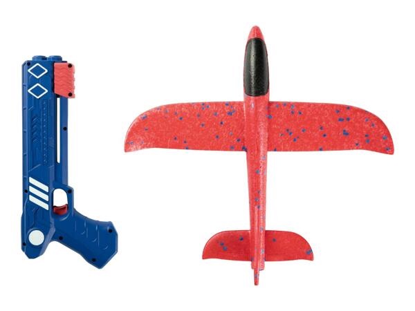 LUPILU FLYING STYROFOAM GLIDER WITH STARTER GUN
