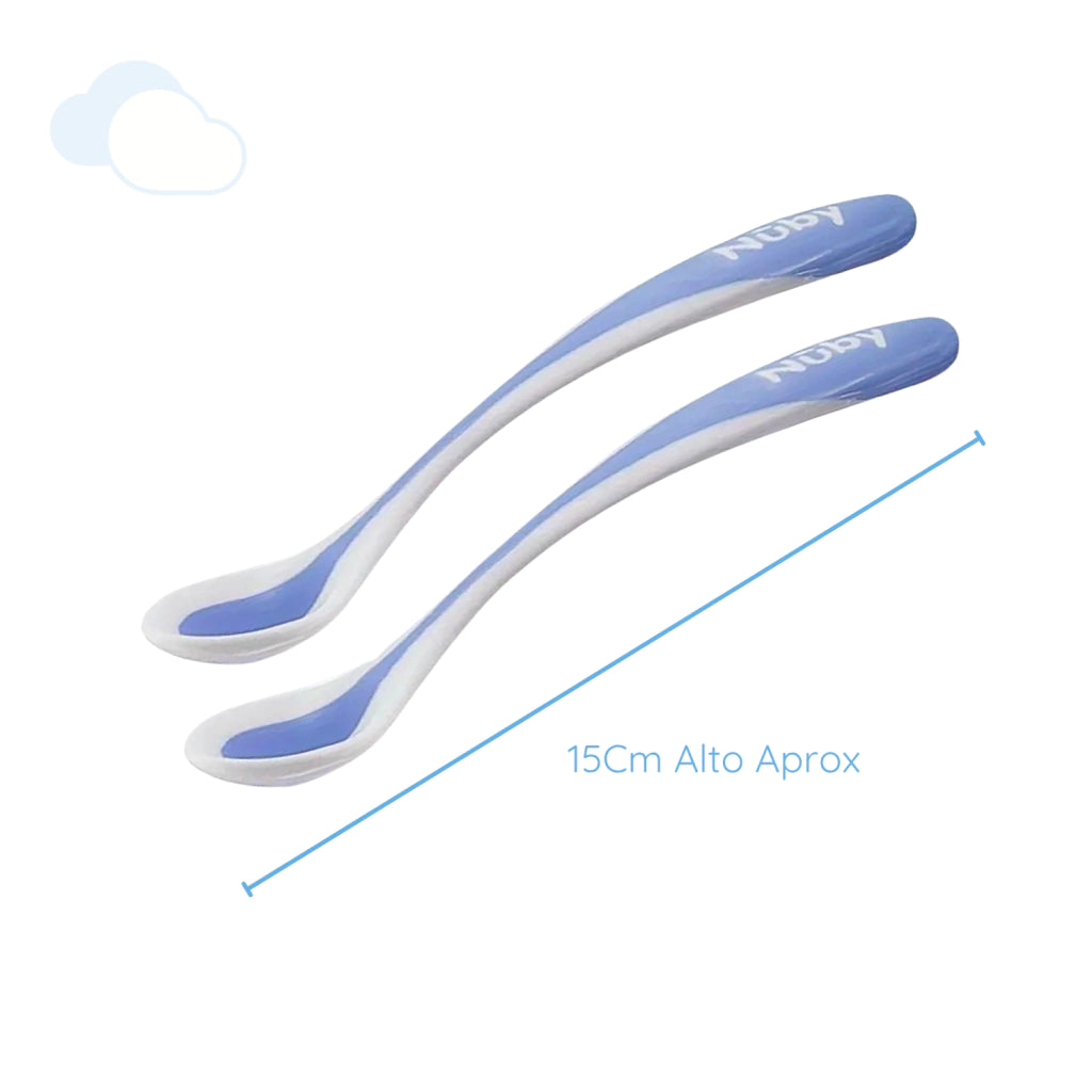Nuby Baby Hot Safe Spoons 2 Pack