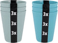 JES Collection Reusable cups, pack of 6