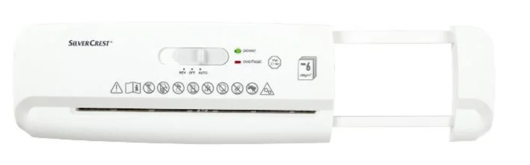 SilverCrest Portable Document Shredder (with Auto function)