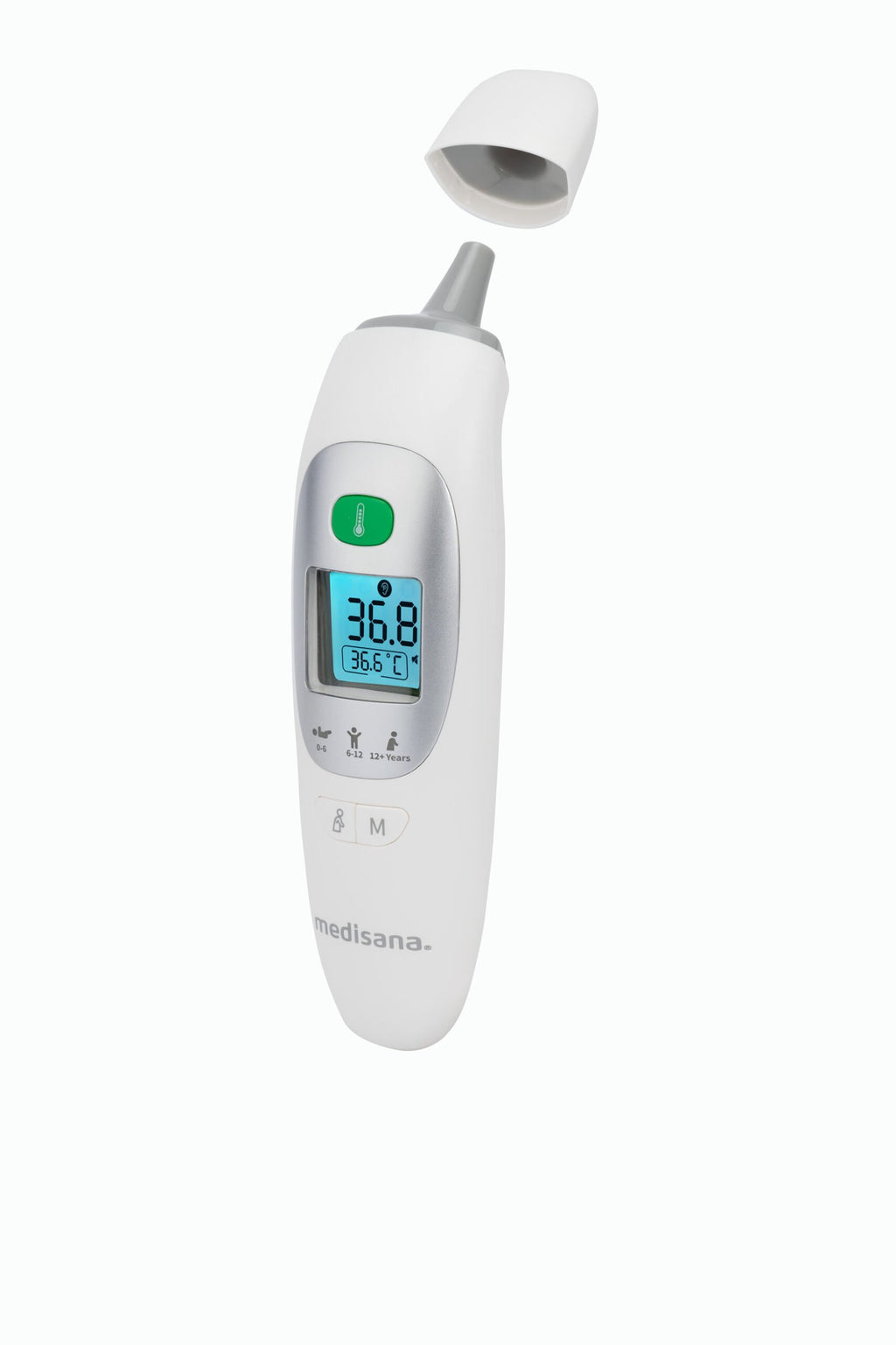 Medisana Infrared Thermometer, Non-Contact 4-in-1, Ear or Forehead