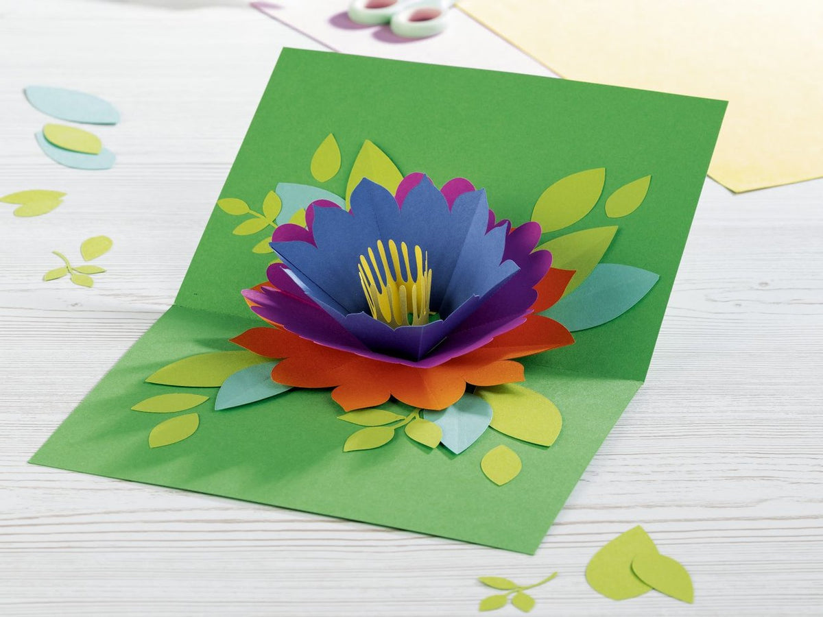 Crelando Coloured Paper Pad – 25 Sheets, 25 Colours, 270 g/m²