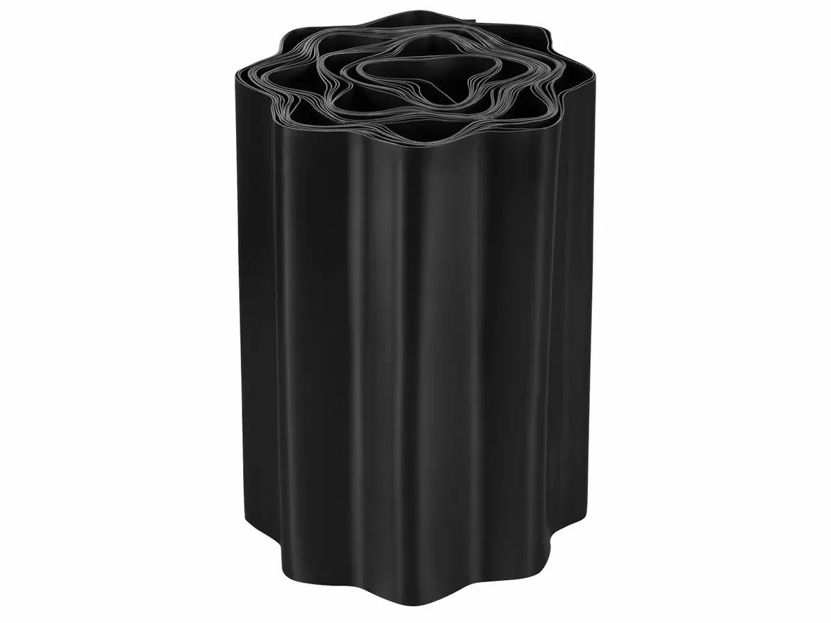 PARKSIDE PVC garden corrugated kerb/edge, 9m x 15 cm (black)