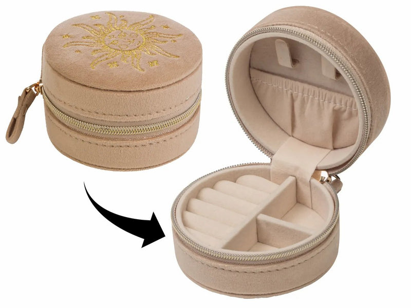Esmara mini jewelry box, perfect for traveling - Beige