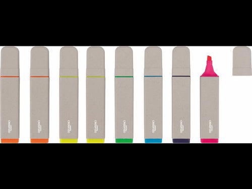 Crelando Pack of 8 Colored Highlighters