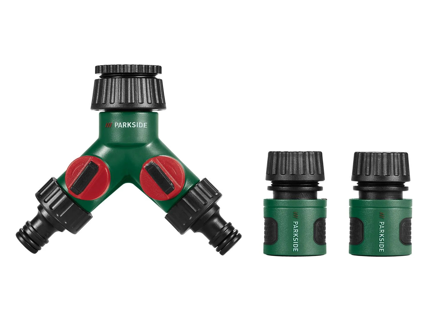 PARKSIDE® Garden 2-way valve with 2 hose connectors