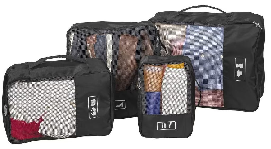 Set of four Topmove travel organizers