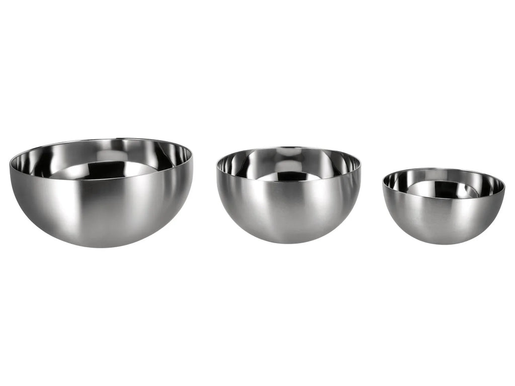 SILVERCREST® Set of 3 stainless steel salad bowls (Premium)