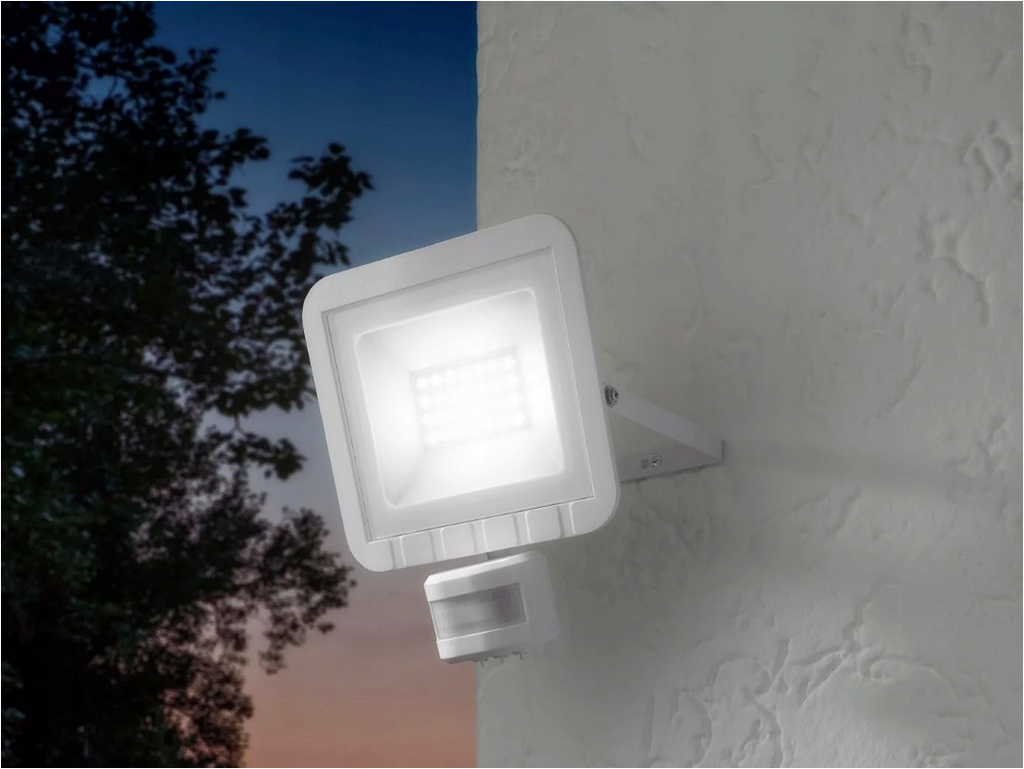 Outdoor LED floodlight with motion and twilight sensor 24W 5000K - Neutral White