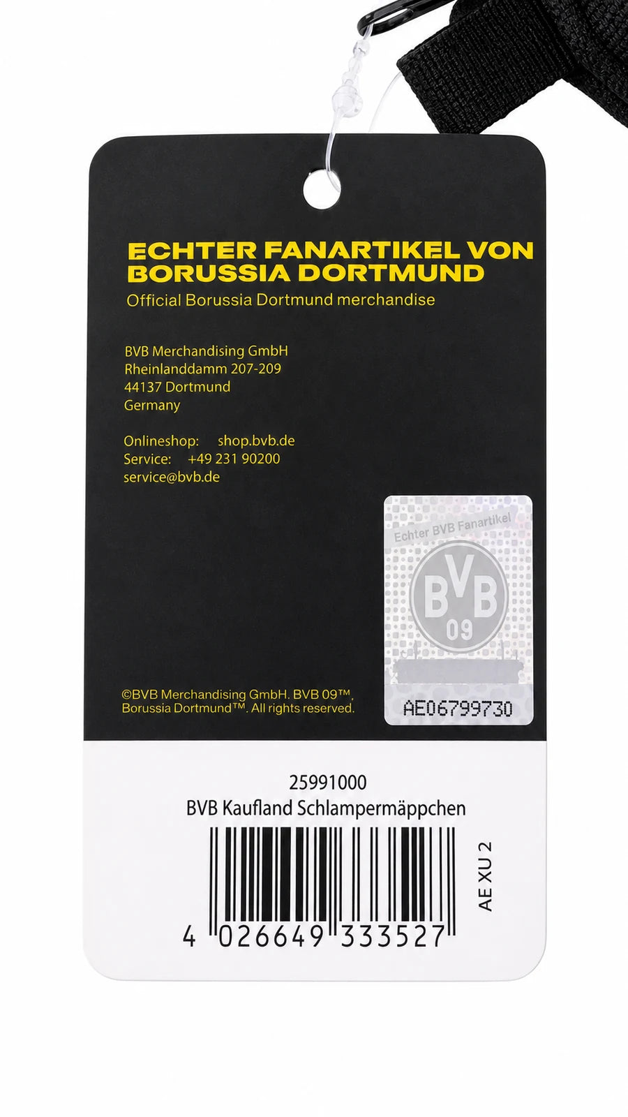 Dortmund Borussia Pencil Case - BVB - Black Yellow (Collector's Item)