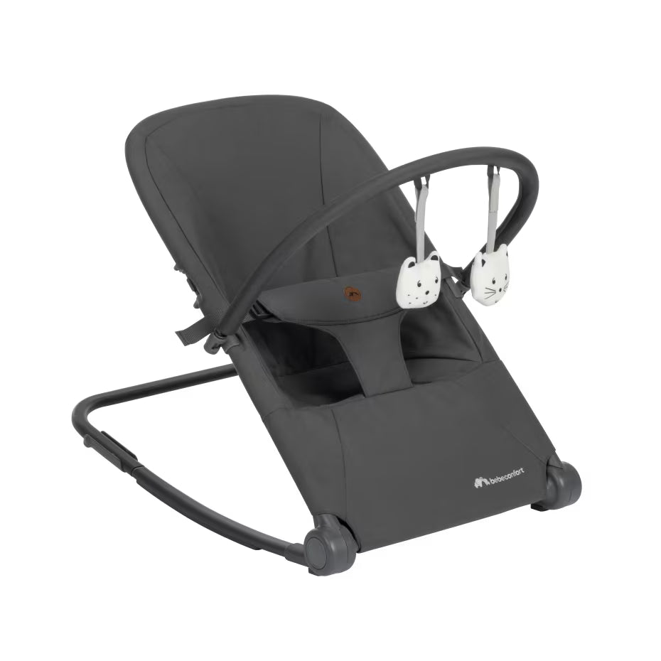 Bebe Confort Aster Mineral Graphite - Rocker - Lightweight & ultra-flat folding
