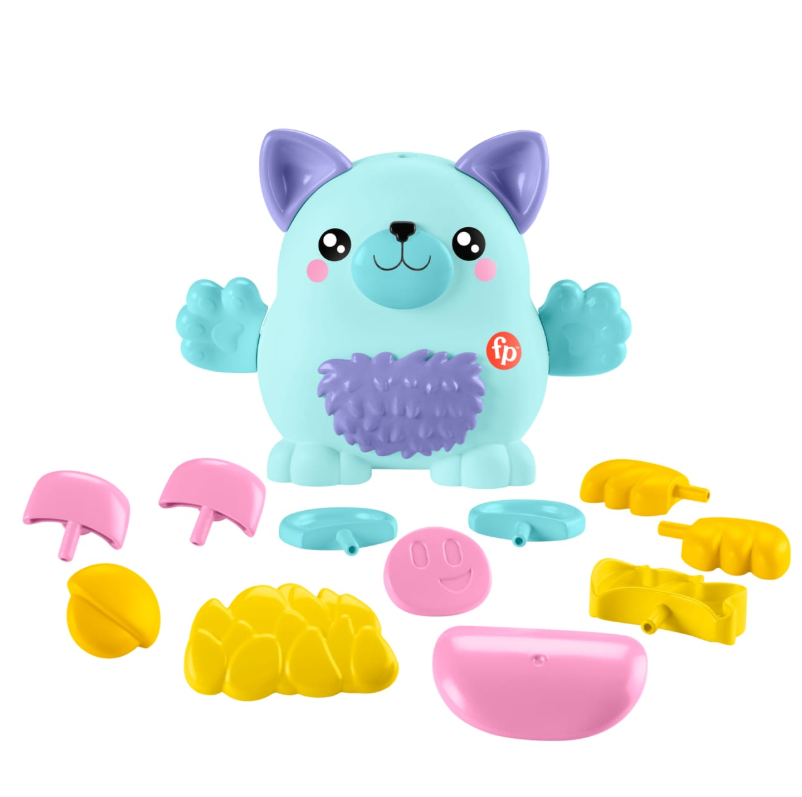 Fisher Price Mix & Match Pet Building Toy For Preschool Pretend Play, 17 Pieces