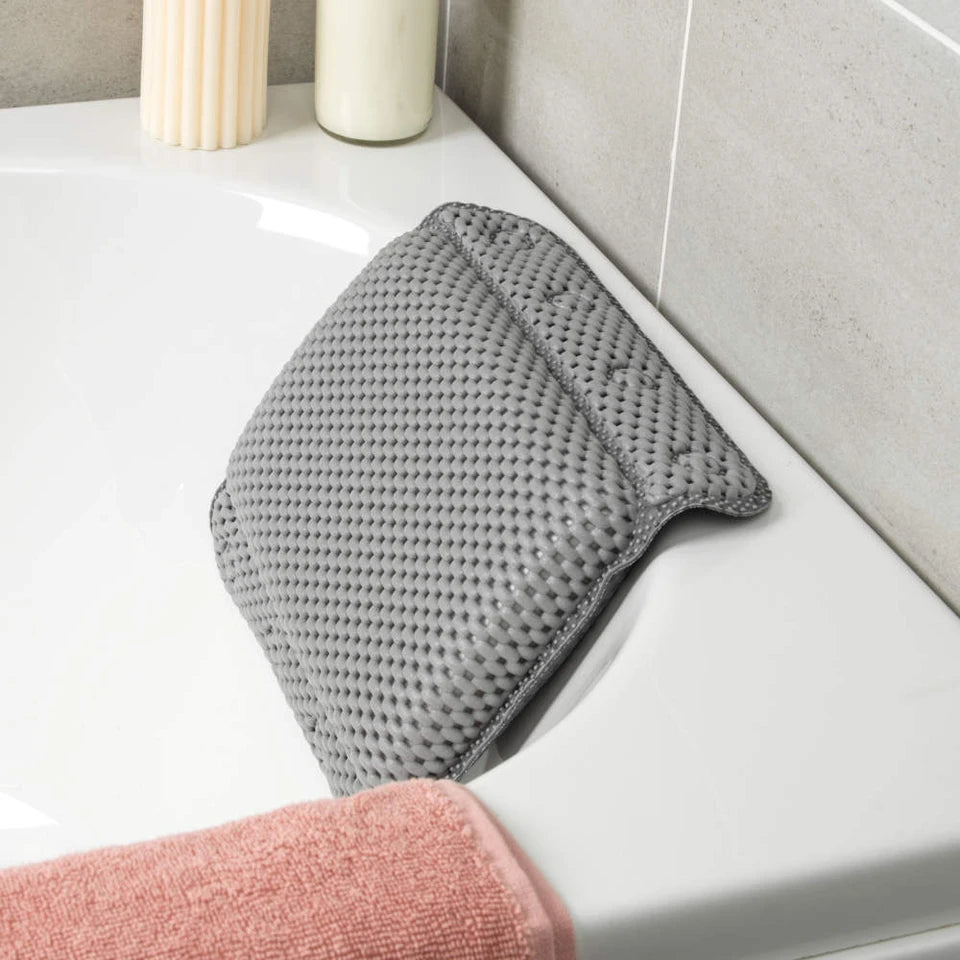 Beldray Anti Bacterial treated Bath Pillow - Grey