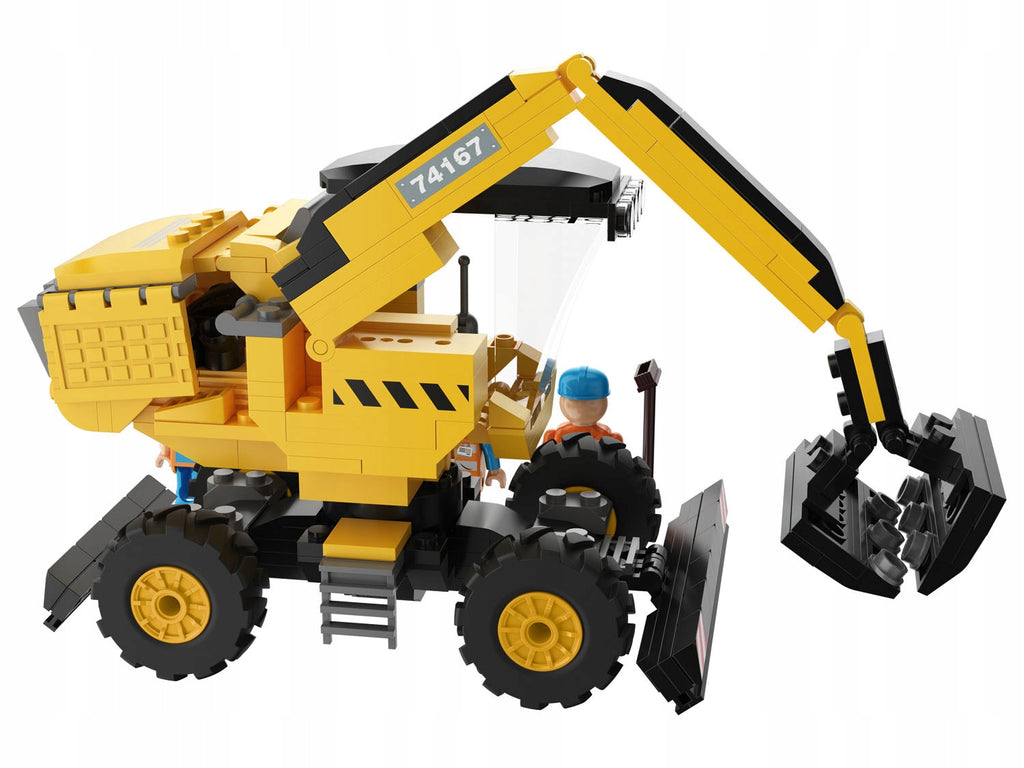KIDLAND BLOCKS EXCAVATOR CONSTRUCTION SITE 275 PIECES, 5+