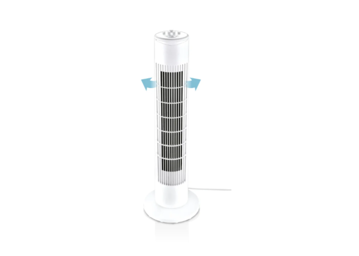 SILVERCREST White tower fan, 3 speeds, 50 W, Oscillating