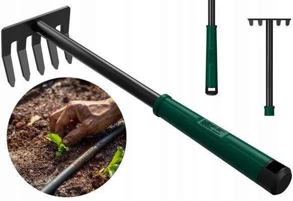 Parkside Black and Green Garden Soil Rake