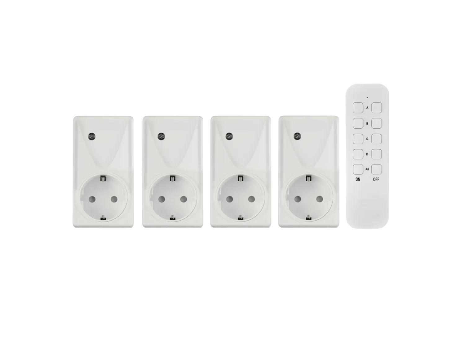 TRONIC® IP44 Wireless Plugs - Indoor (set of 4)