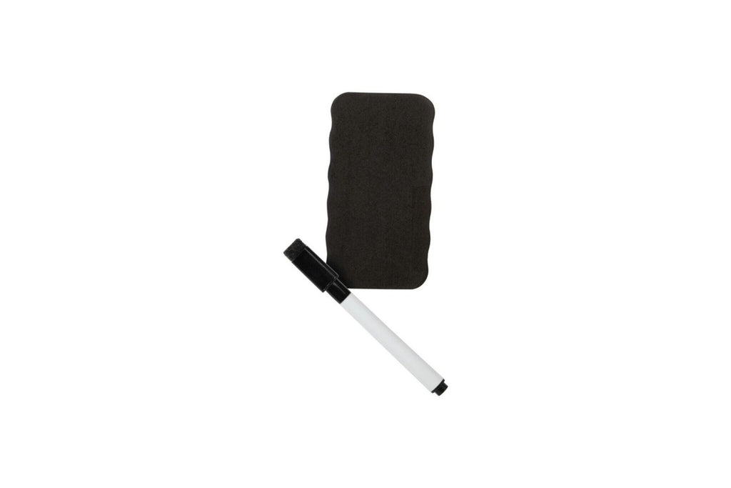 CRELANDO Magnetic board, magnetic and whiteboard 59 x 45.5 cm – With marker and dry eraser