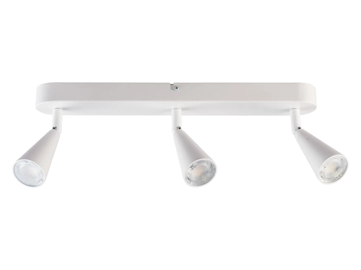 LIVARNO HOME LED ceiling lamp, 3-bulb - WHITE