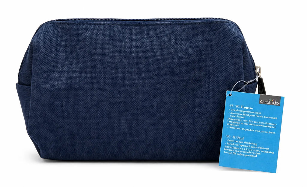 CRELANDO School and Office pencil case 21.5x6x7 cm - CHOOSE COLOR
