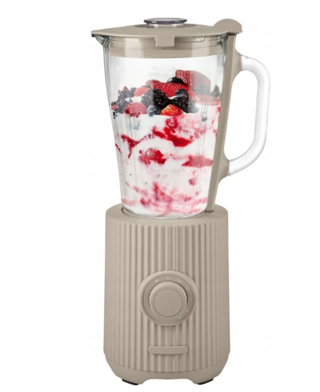 SILVERCREST Stand Glass Mixer Blender Smoothie 600 W 1.75 L - BEIGE
