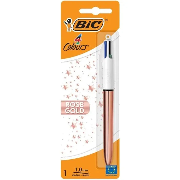 BIC SHINE 4-COLOR PEN (CHOOSE COLOR)