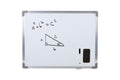 CRELANDO Magnetic board, magnetic and whiteboard 59 x 45.5 cm – With marker and dry eraser