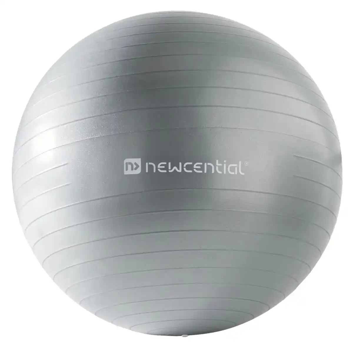 NEWCENTIAL ® GYMNASTIC BALL 65 CM GRAY ANTI BURST FOR EXERCISES 120 KG