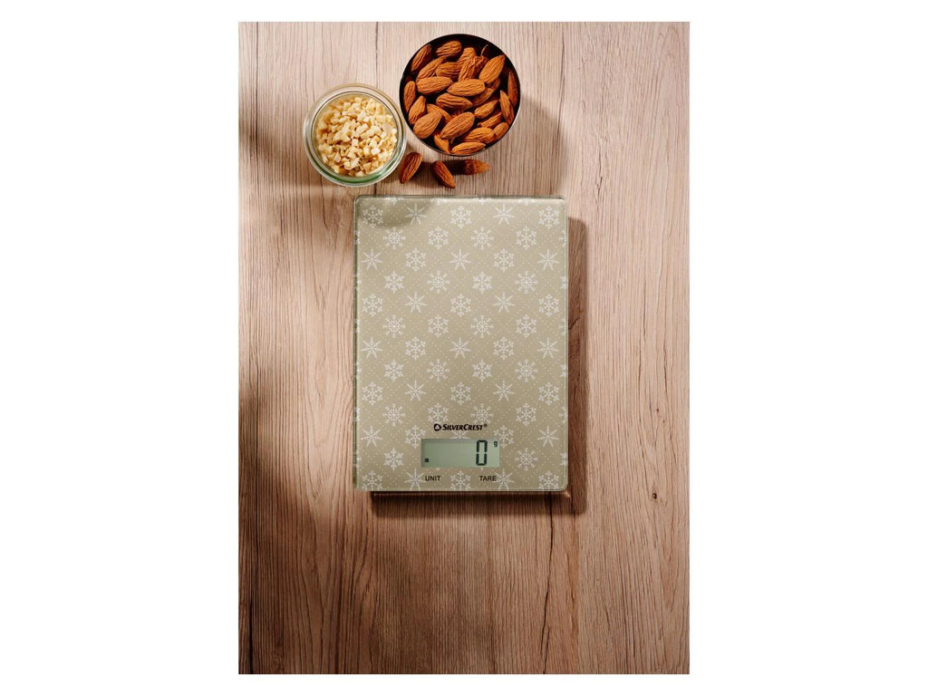 SILVERCREST® Digital kitchen scale - Snow pattern
