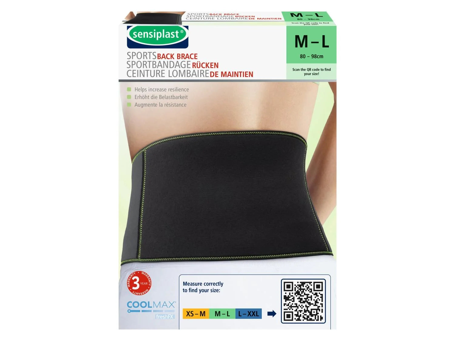 Sensiplast ® Back bandage