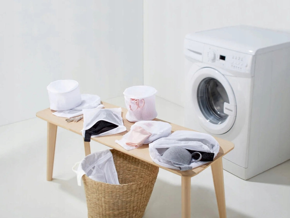 Livarno Home 3x Laundry Bags for washing delicate fabrics - WHITE