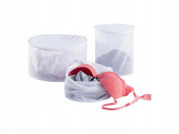 Livarno Home 3x Laundry Bags for washing delicate fabrics - WHITE