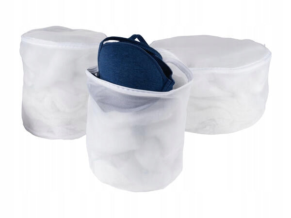 Livarno Home 3x Laundry Bags for washing delicate fabrics - WHITE